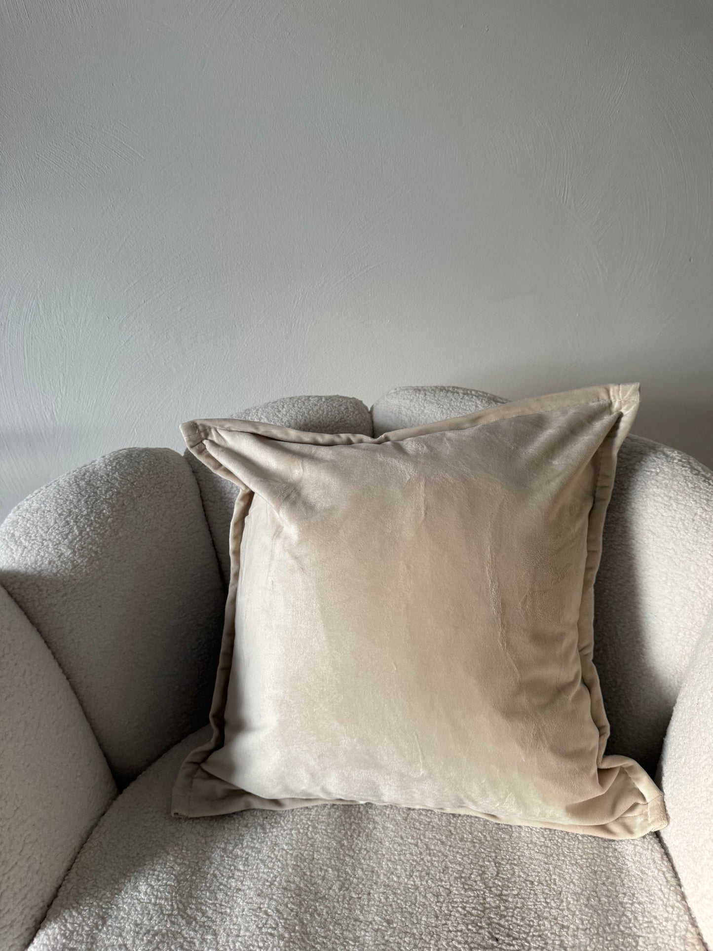 cushion beige 45 by 45