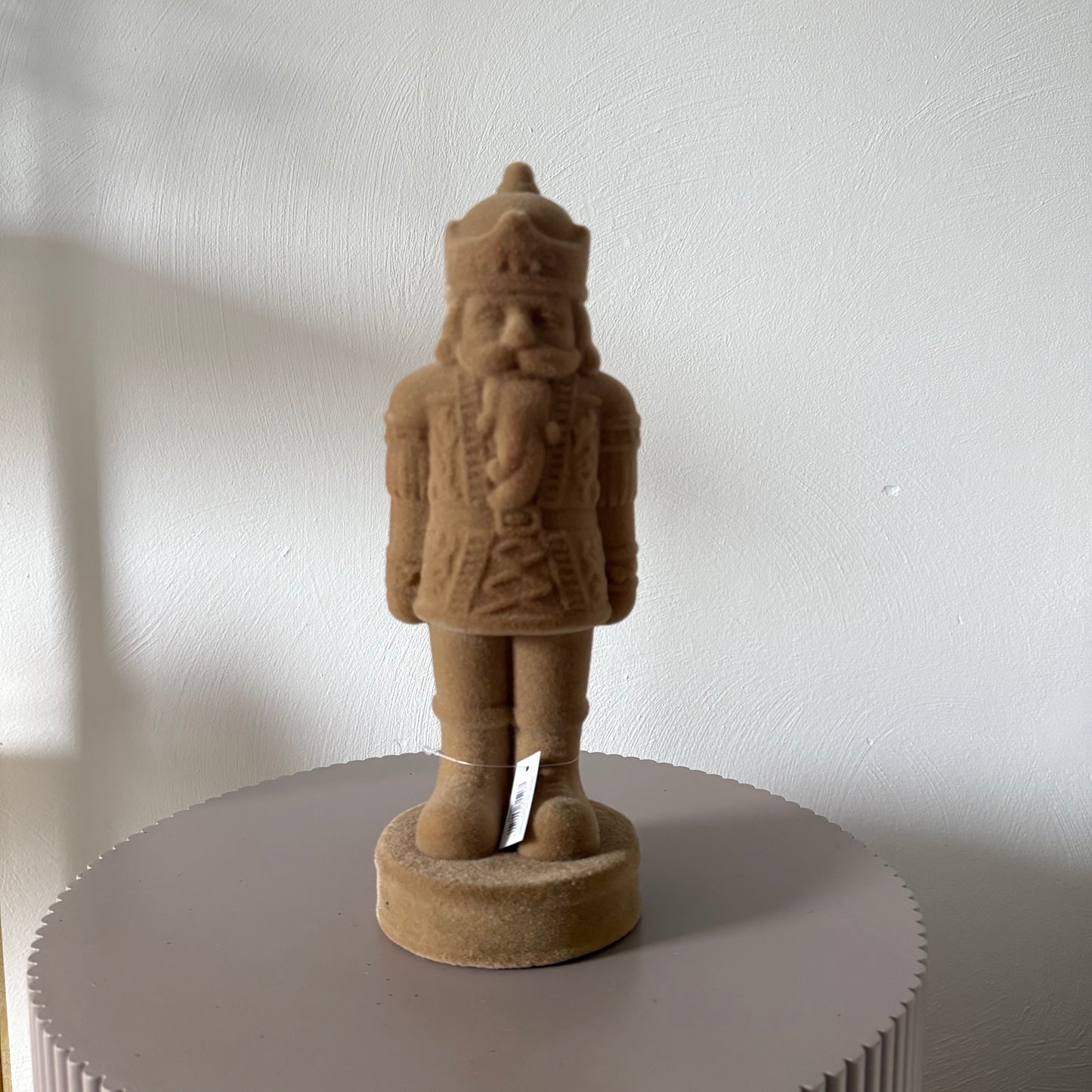 Kerstman 31 cm beige
