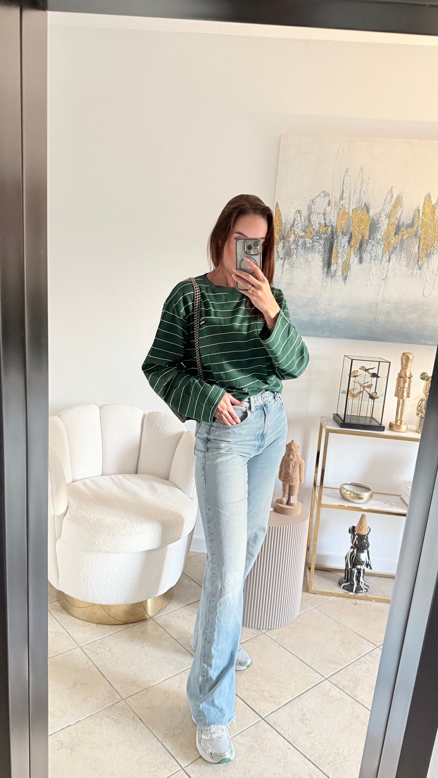 Groene trui oversized