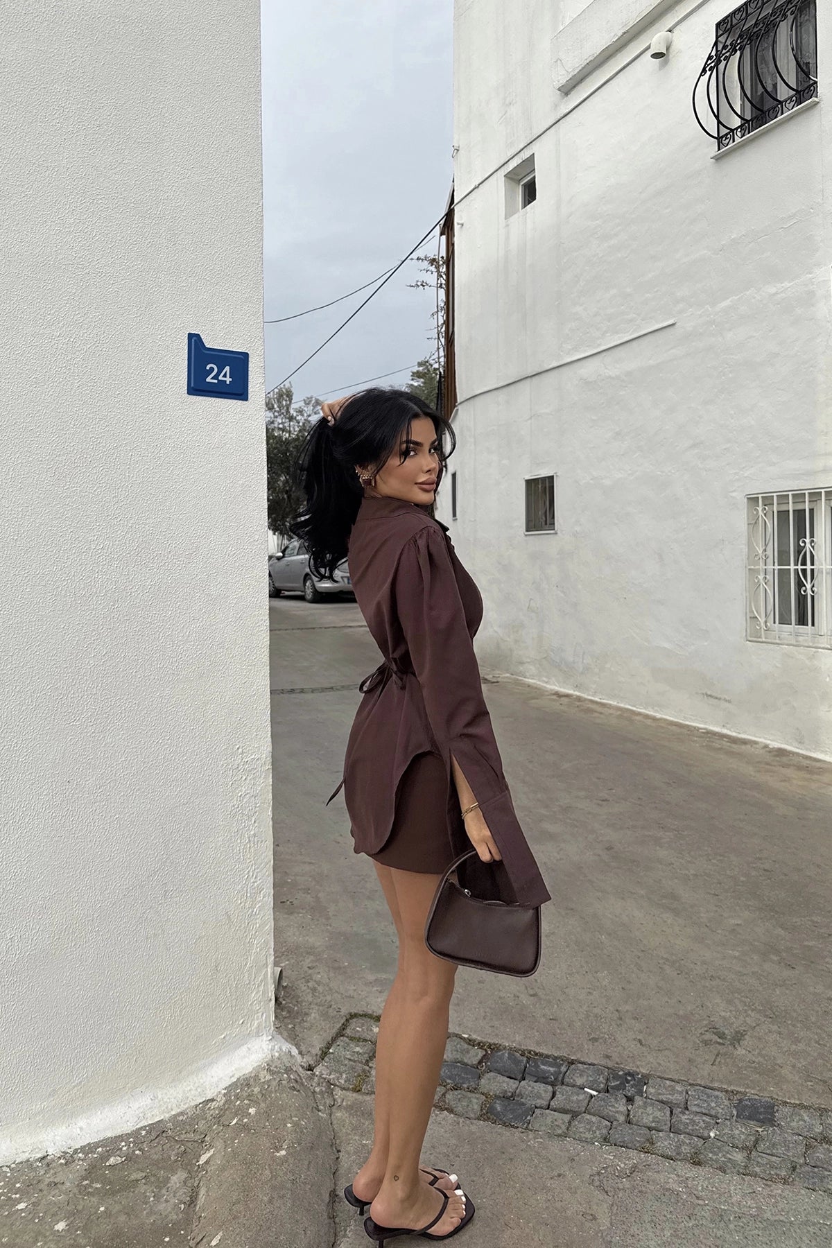 Bruine blouse