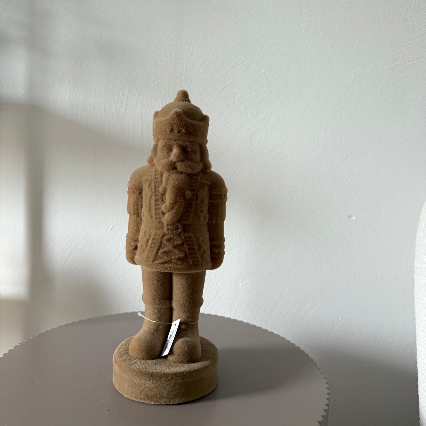 Kerstman 31 cm beige
