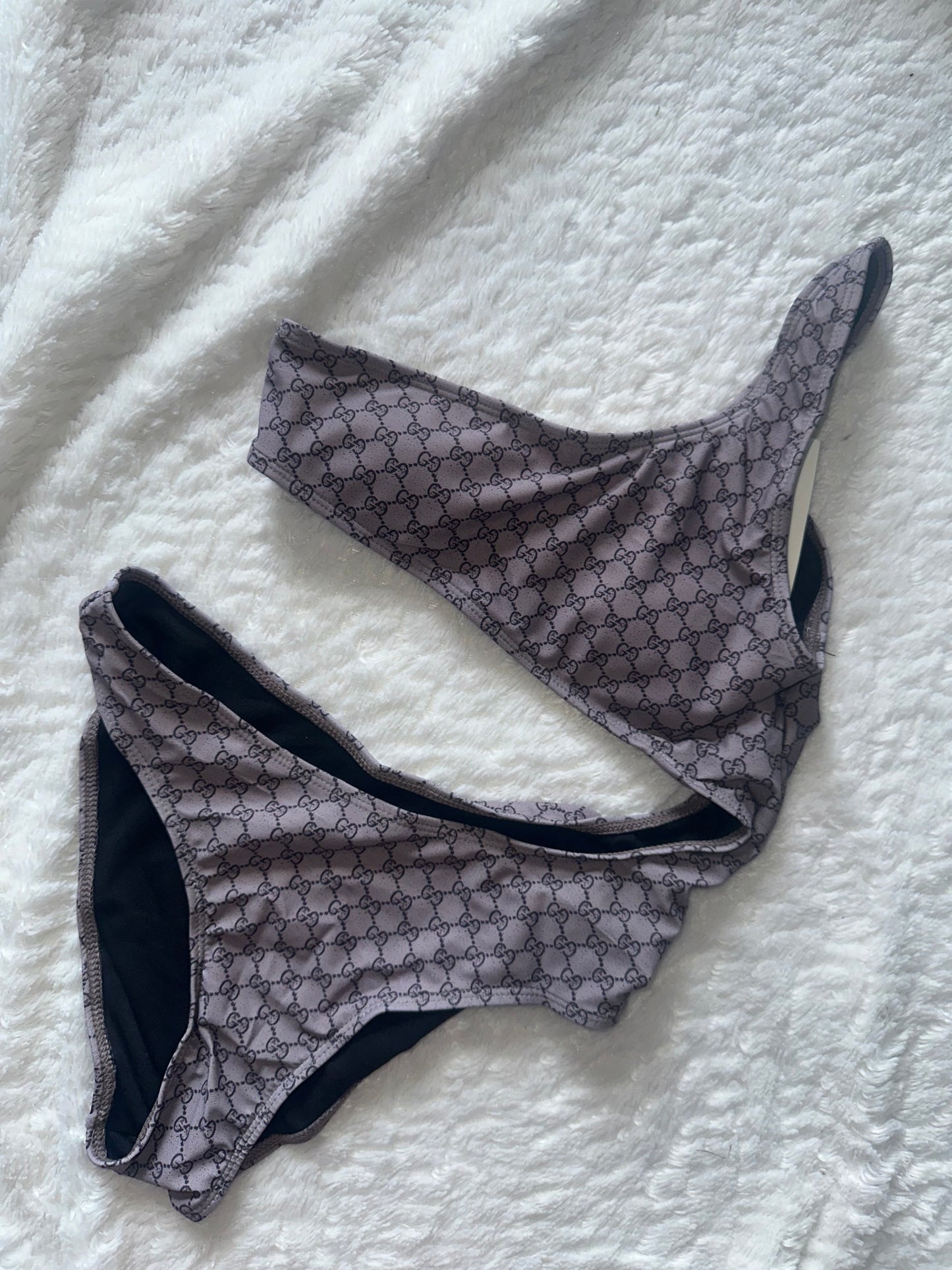 Badeanzug mit GG-Print