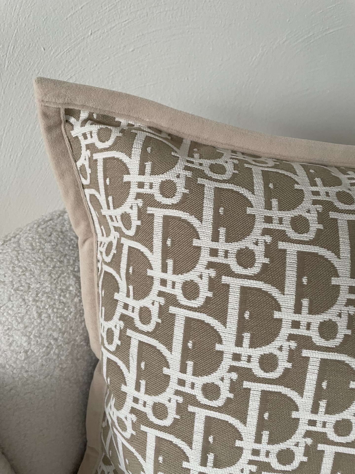 Cushion beige 50 by 50