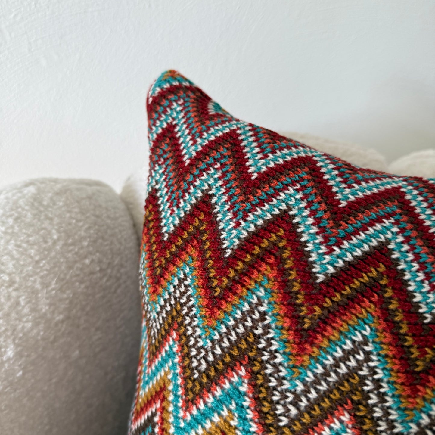 Zigzag 2 kussen 50 bij 50