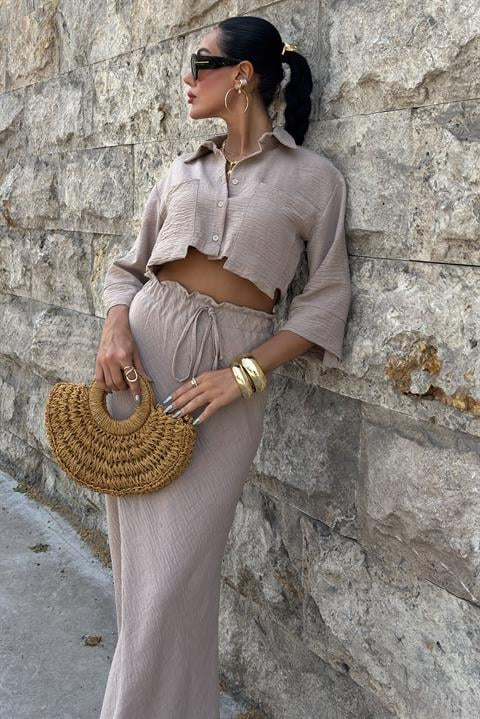 Blouse en rok set