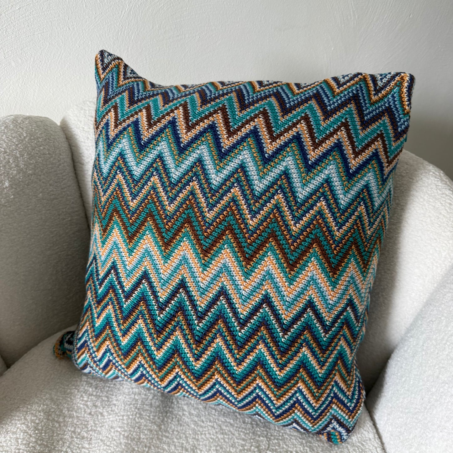 Zigzag kussen 50 bij 50