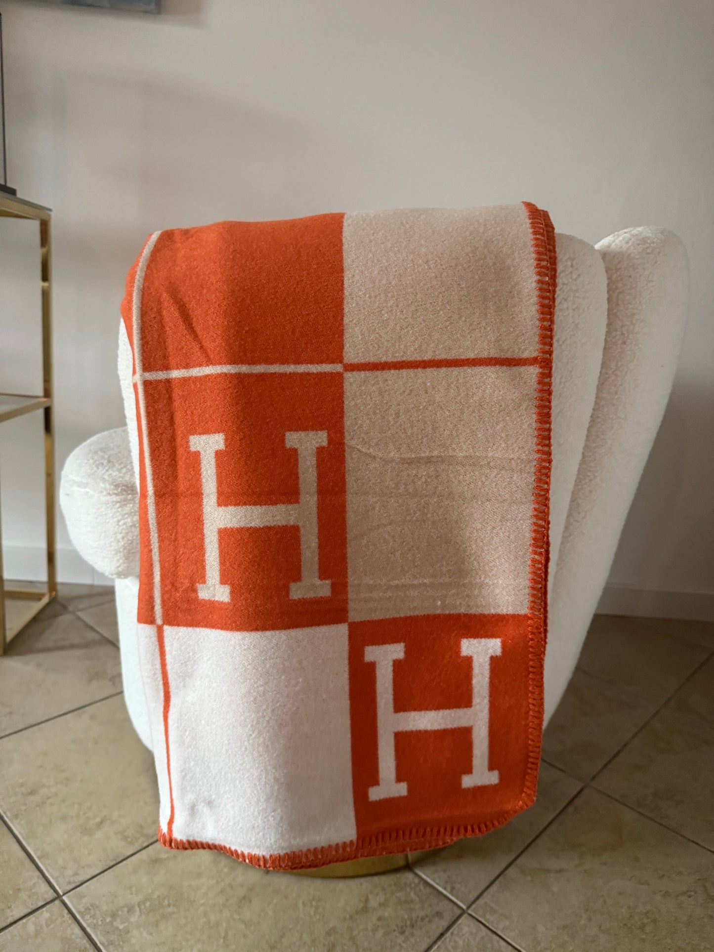 Orange blanket stripe