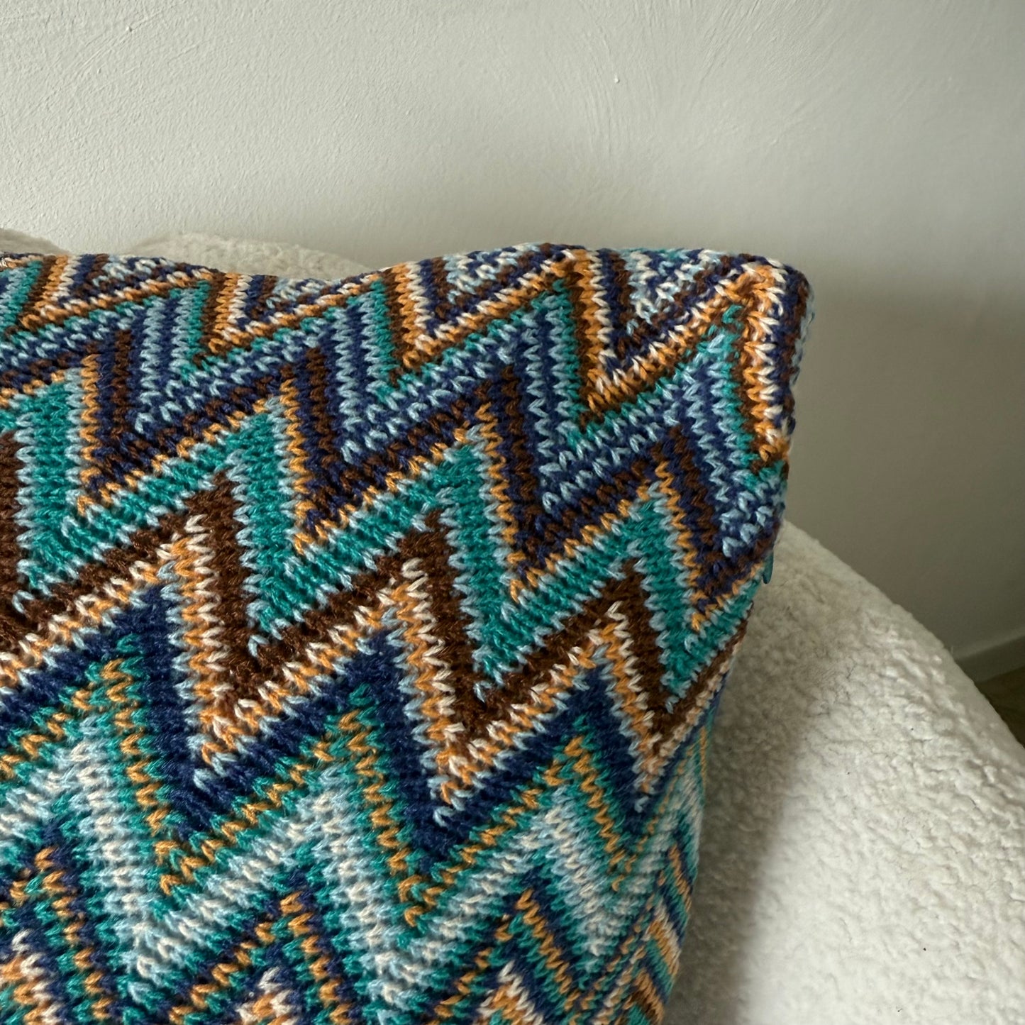 Zigzag kussen 50 bij 50