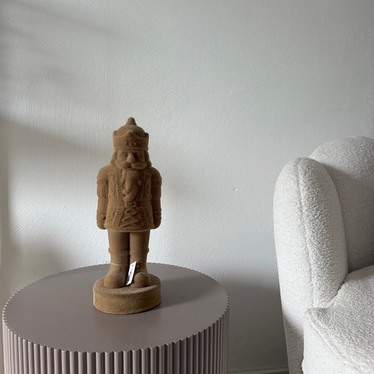 Kerstman 31 cm beige