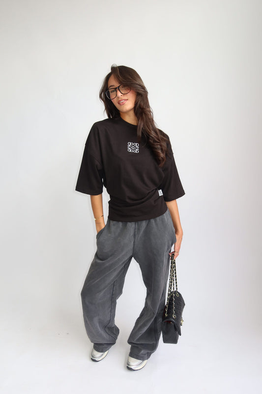 Zwart monogram tshirt