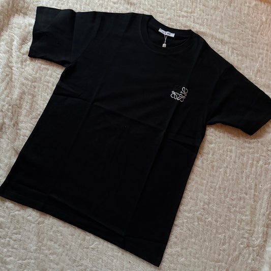 Schwarzes Unisex-T-Shirt in Übergröße