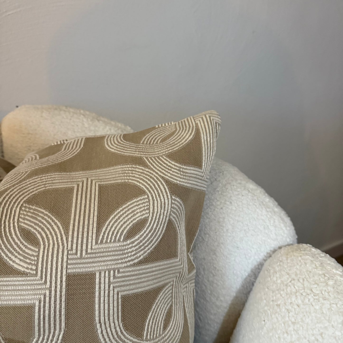 kussen luxe beige 30 bij 50