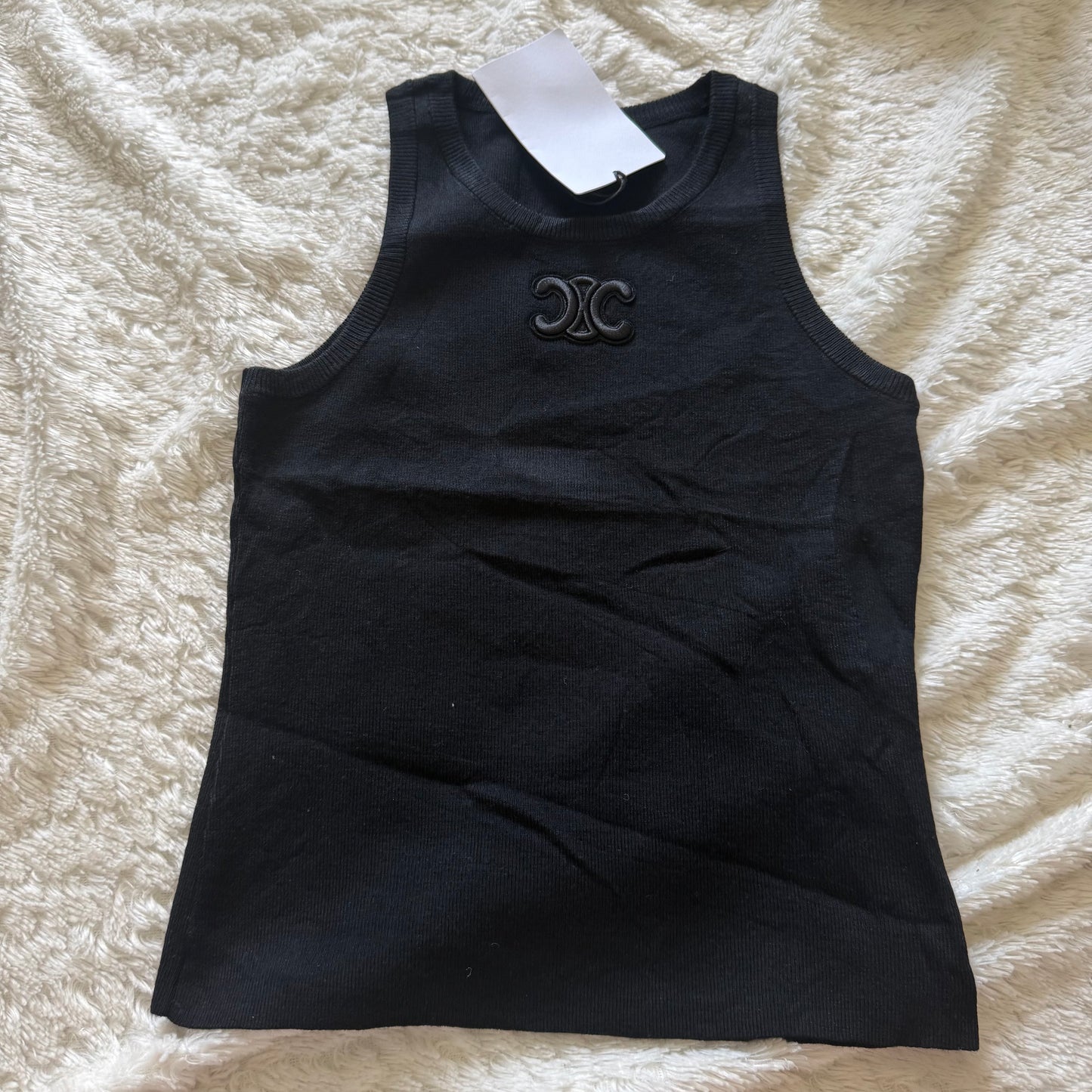 Zwarte top