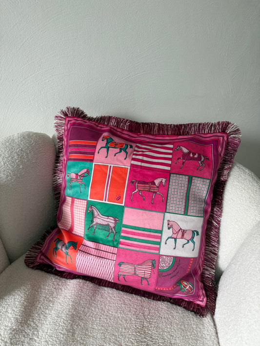 Paard roze 45 bij 45