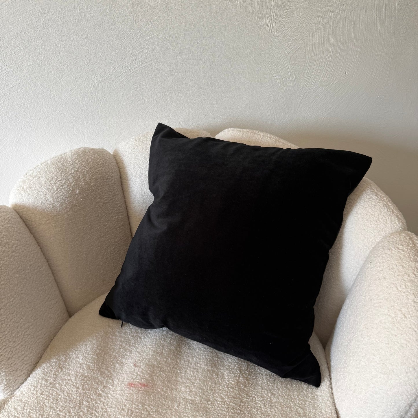 Pompoen velvet kussen