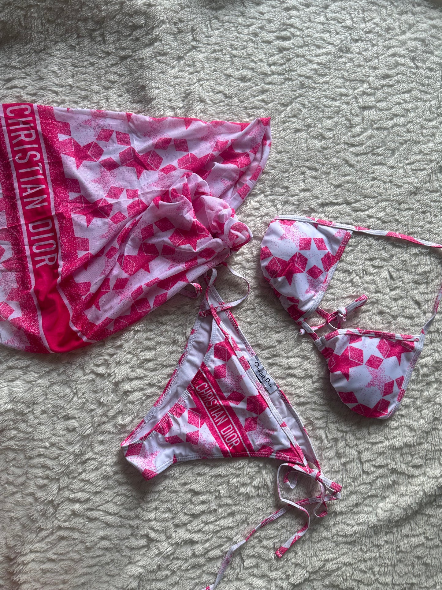 Bikini met rok roze