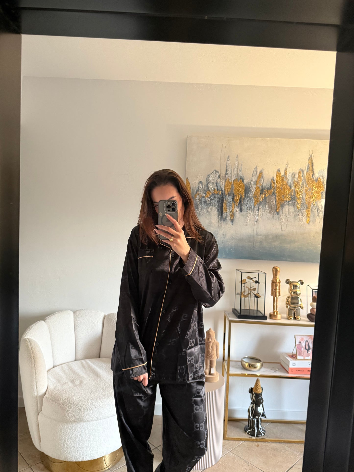 MUSTHAVE satijnen GG pyjama