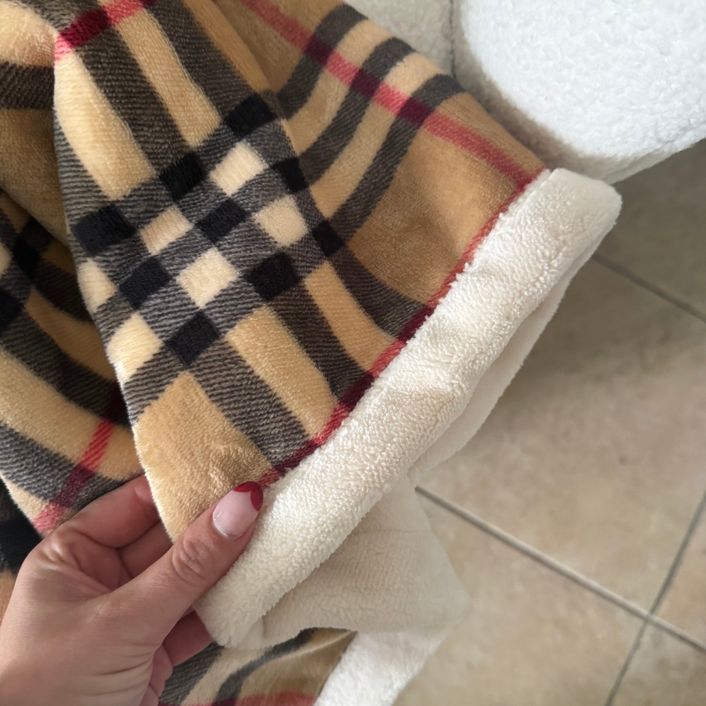 Zachte deken bruin 150 bij 200