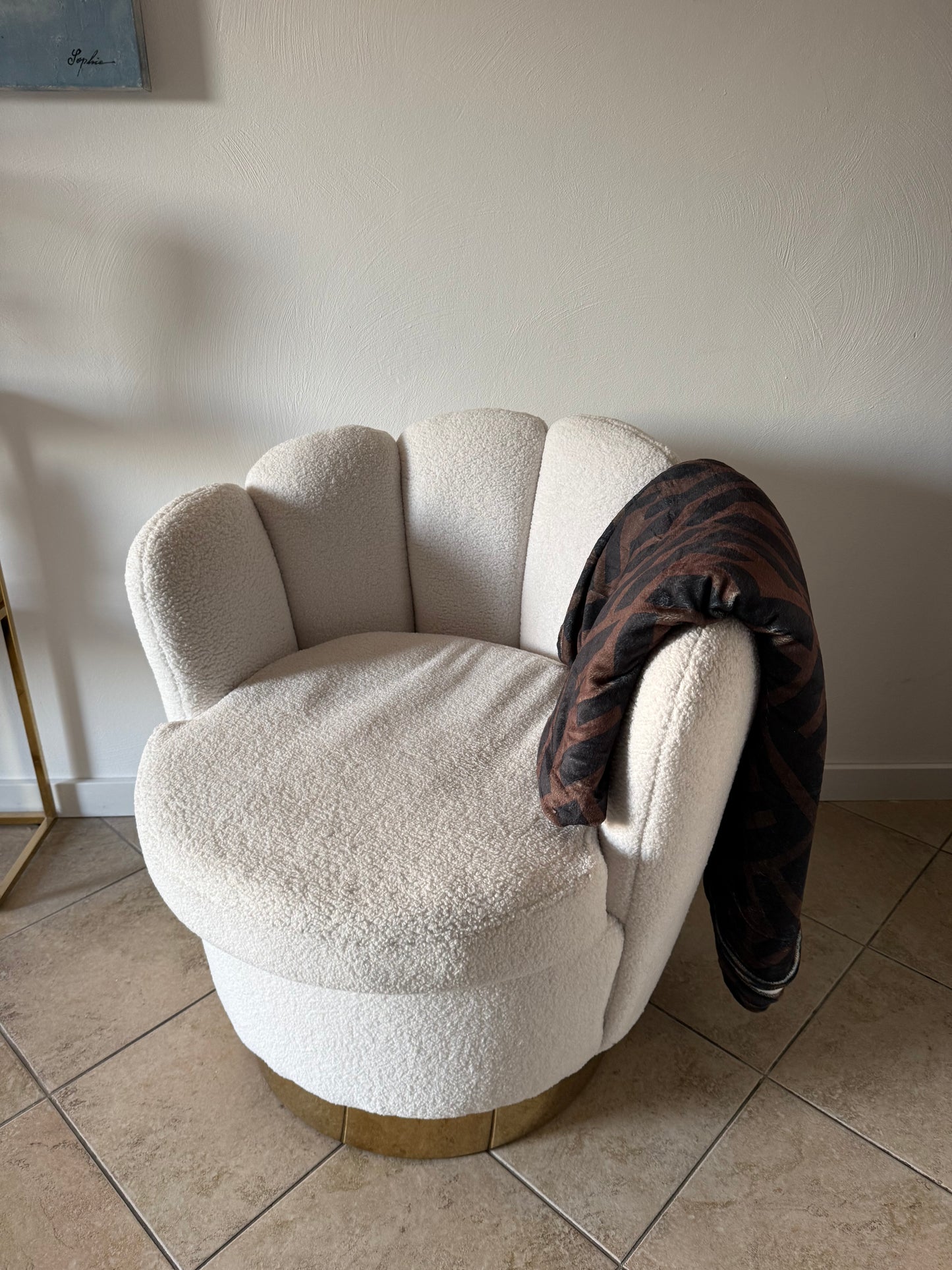 Zachte deken bruin 150 bij 200