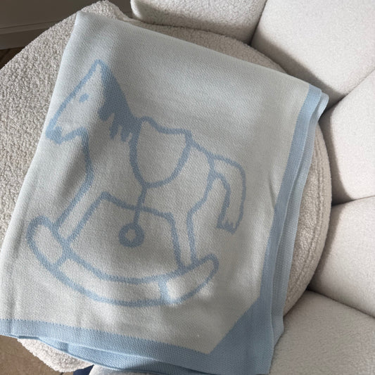 Babydeken blauw