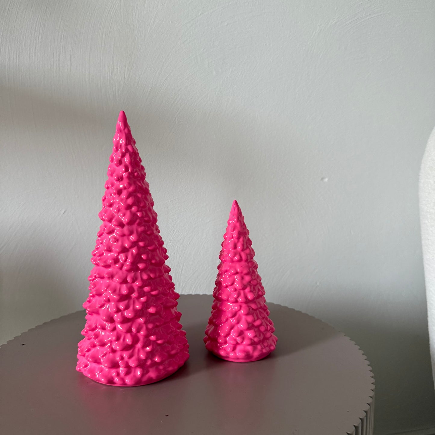Roze kerstboom set