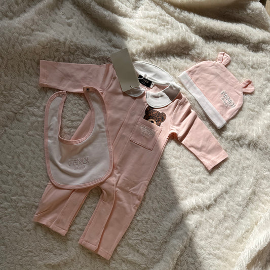 Baby set roze
