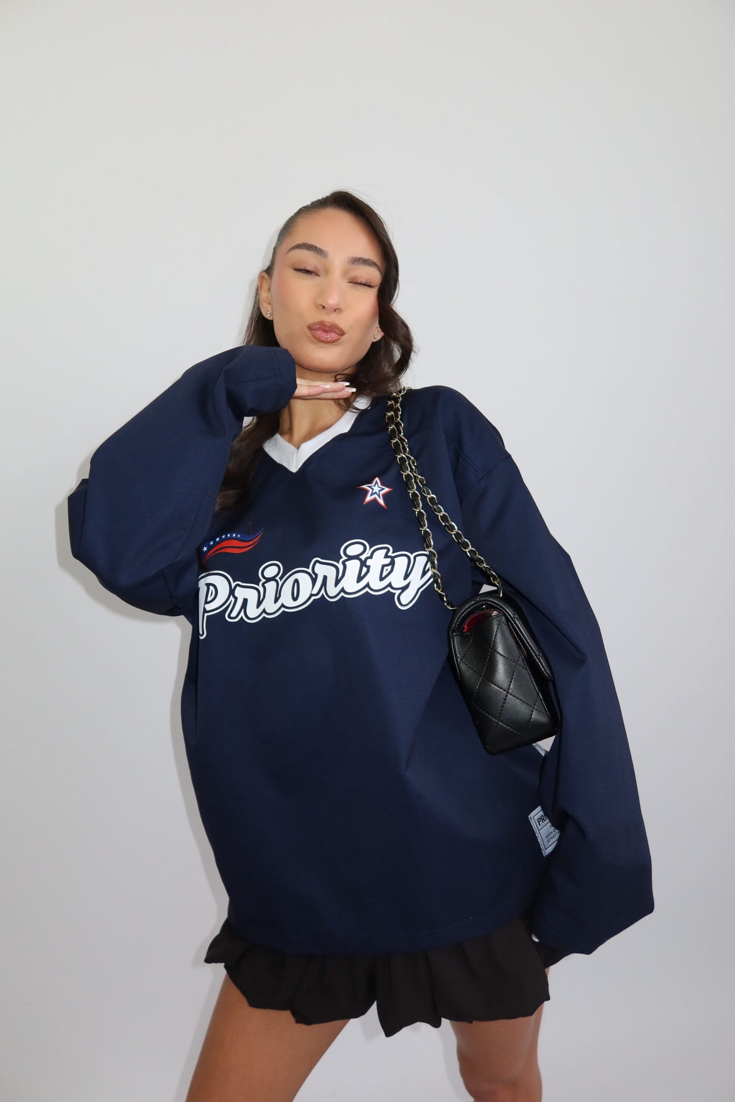 DENIM LONGSLEEVED JERSEY – VINTAGE BLUE