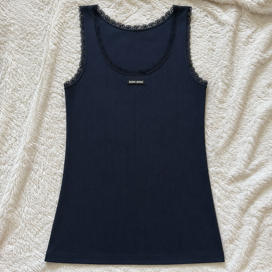 Kanten top navy