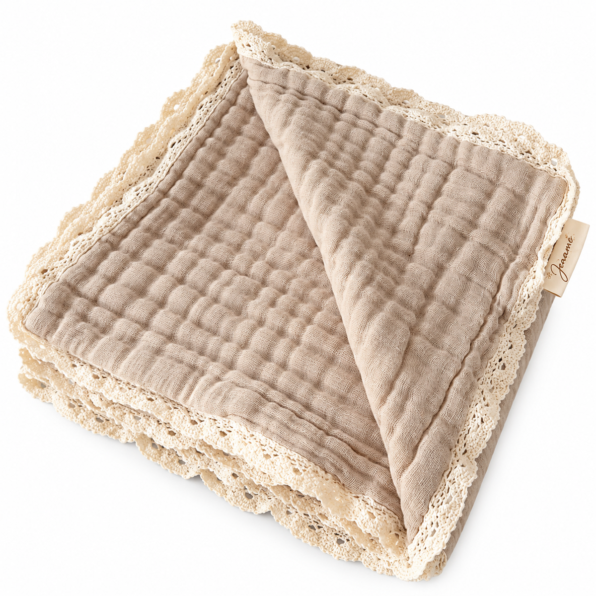Jenamé babydeken beige