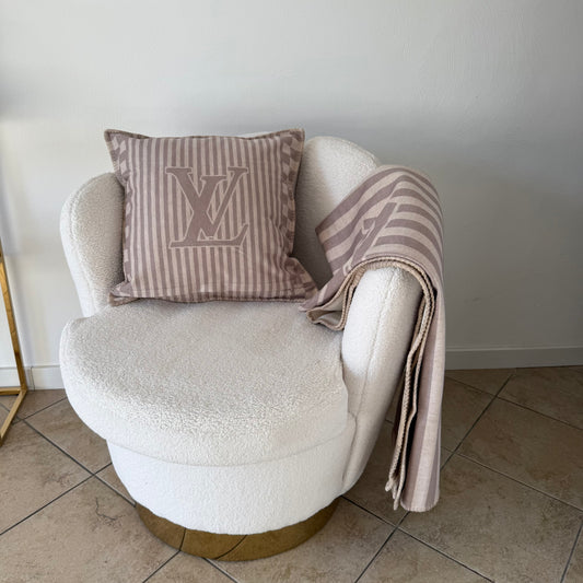 Deken beige  145 bij 180cm