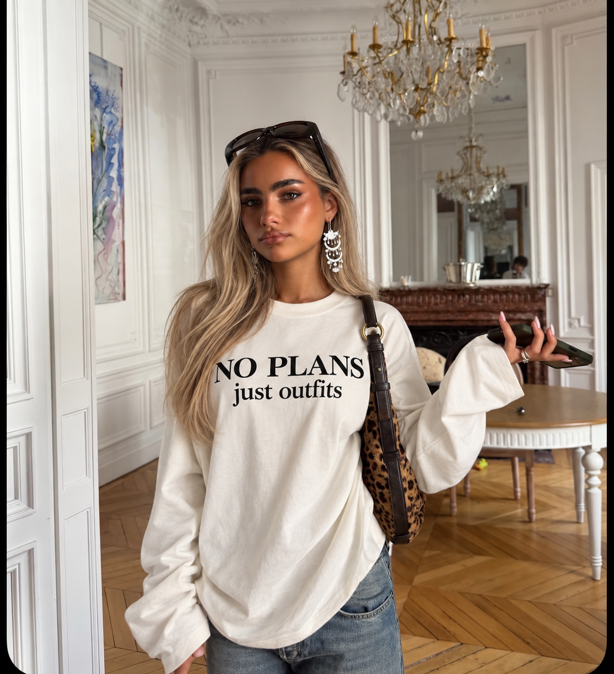 NO PLANS just outfits longsleeve