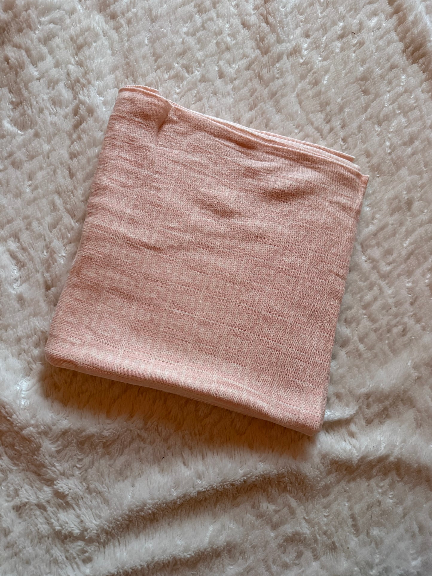 Babydeken 80 bij 100 cm roze