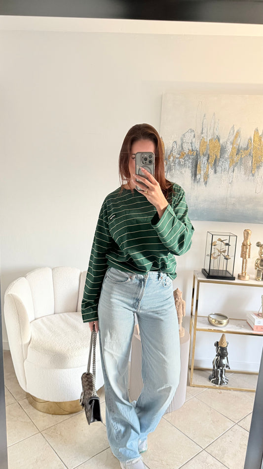 Groene trui oversized