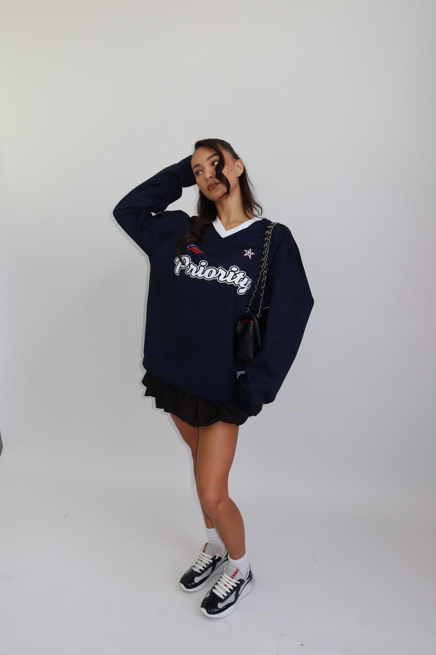 DENIM LONGSLEEVED JERSEY – VINTAGE BLUE