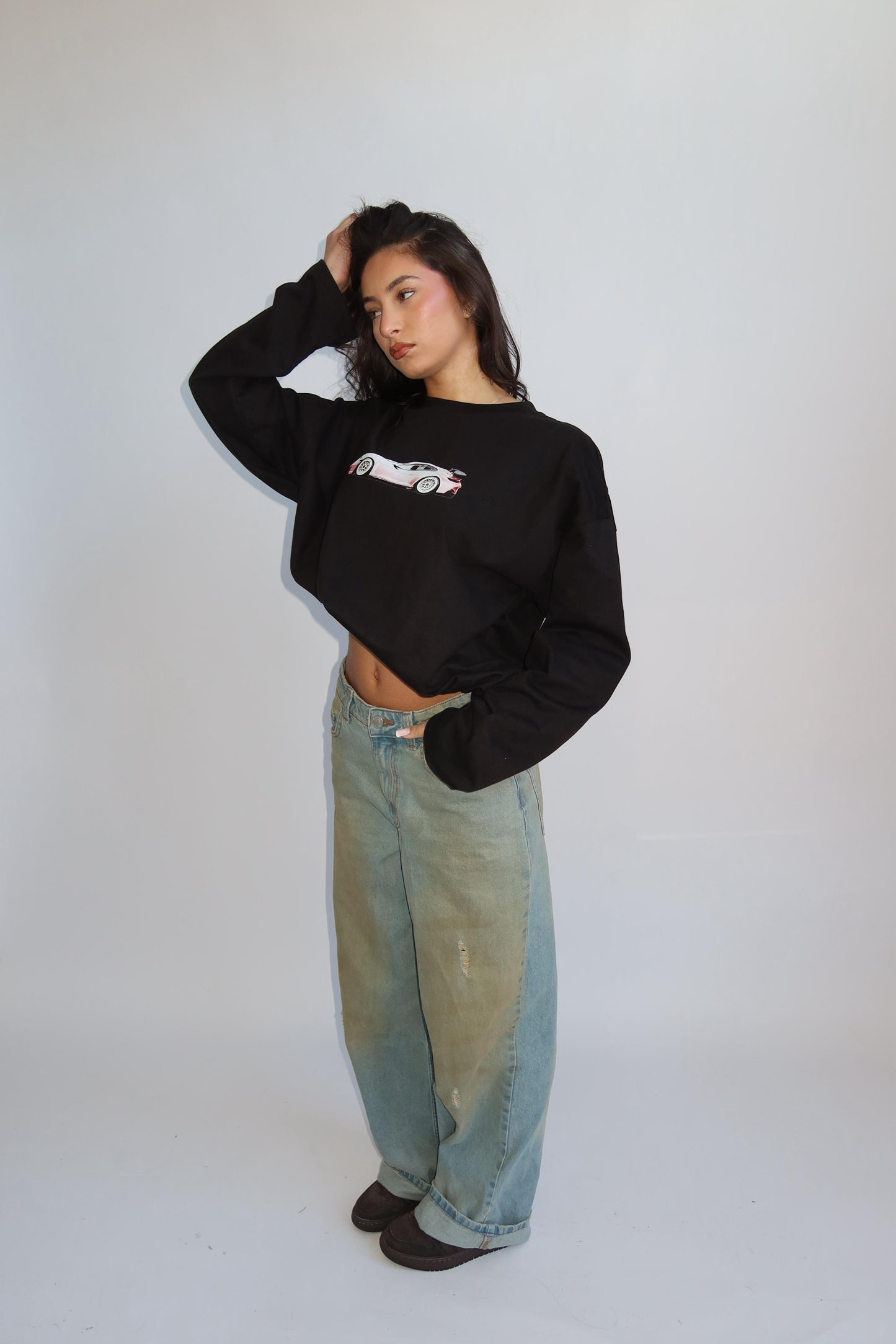 Longsleeve dream zwart