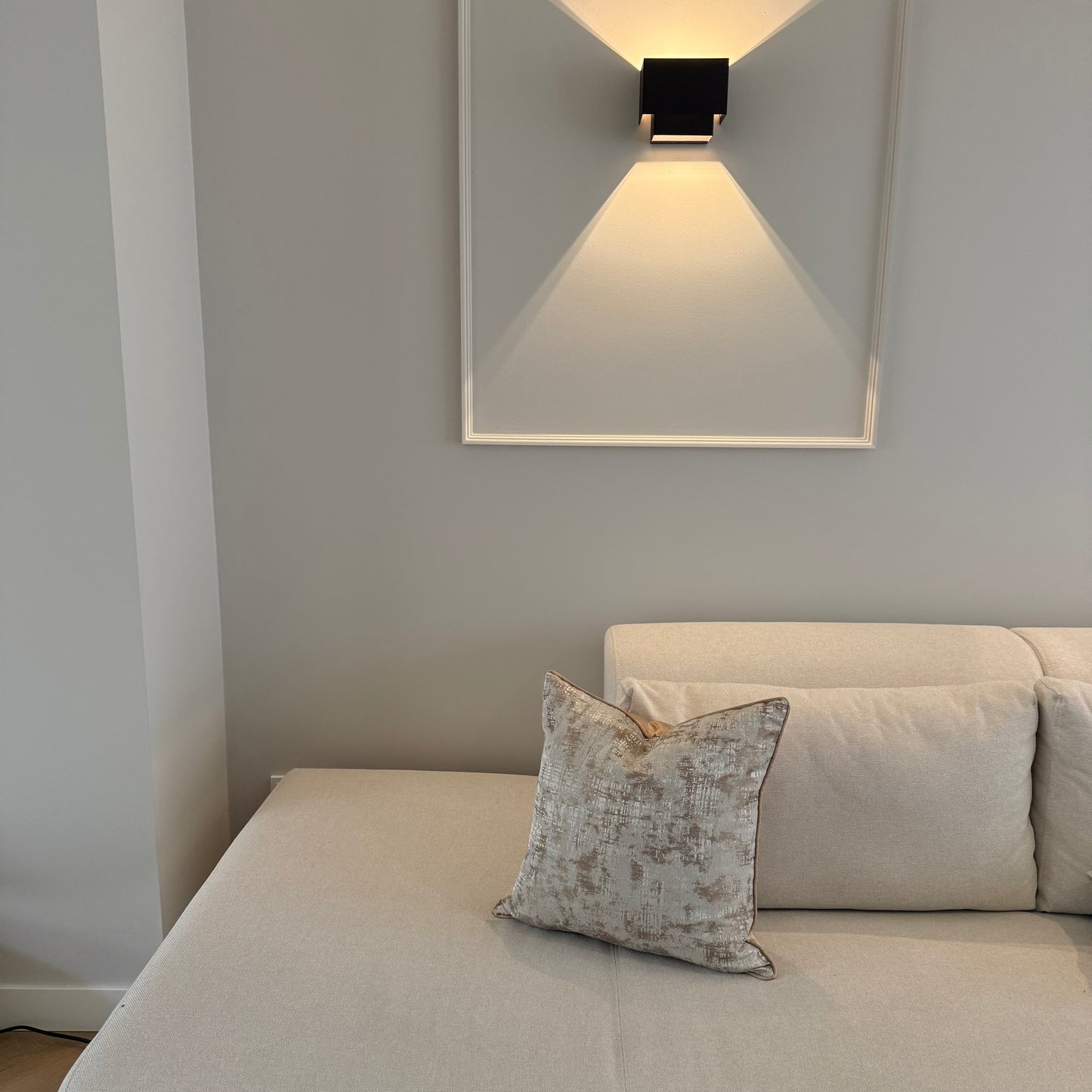 Luxury cushion 45 by 45 cm