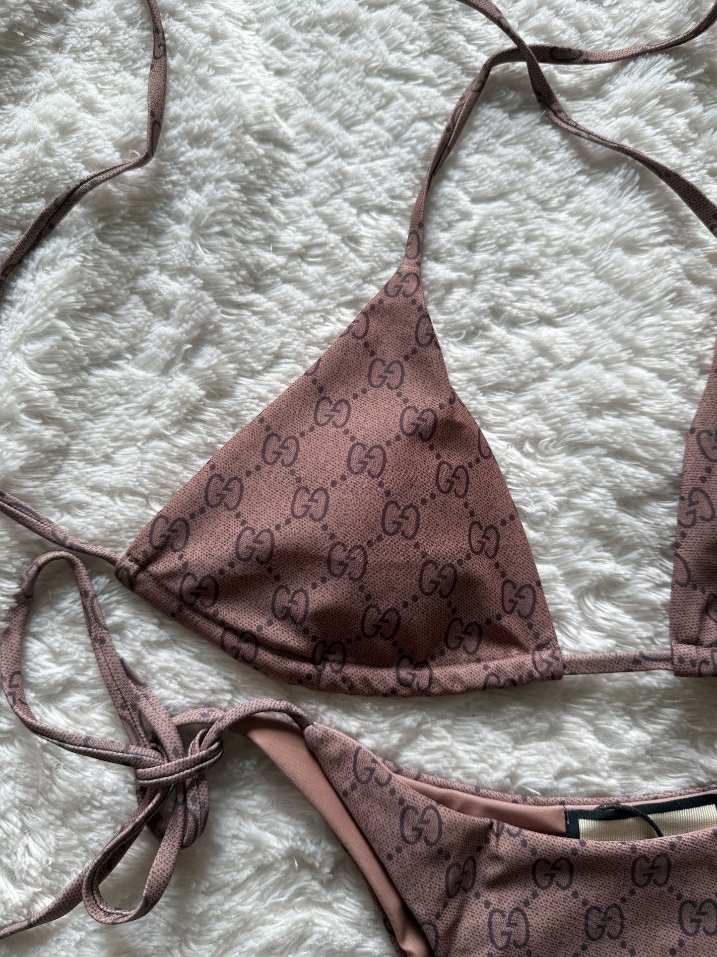 Bikini bruin print