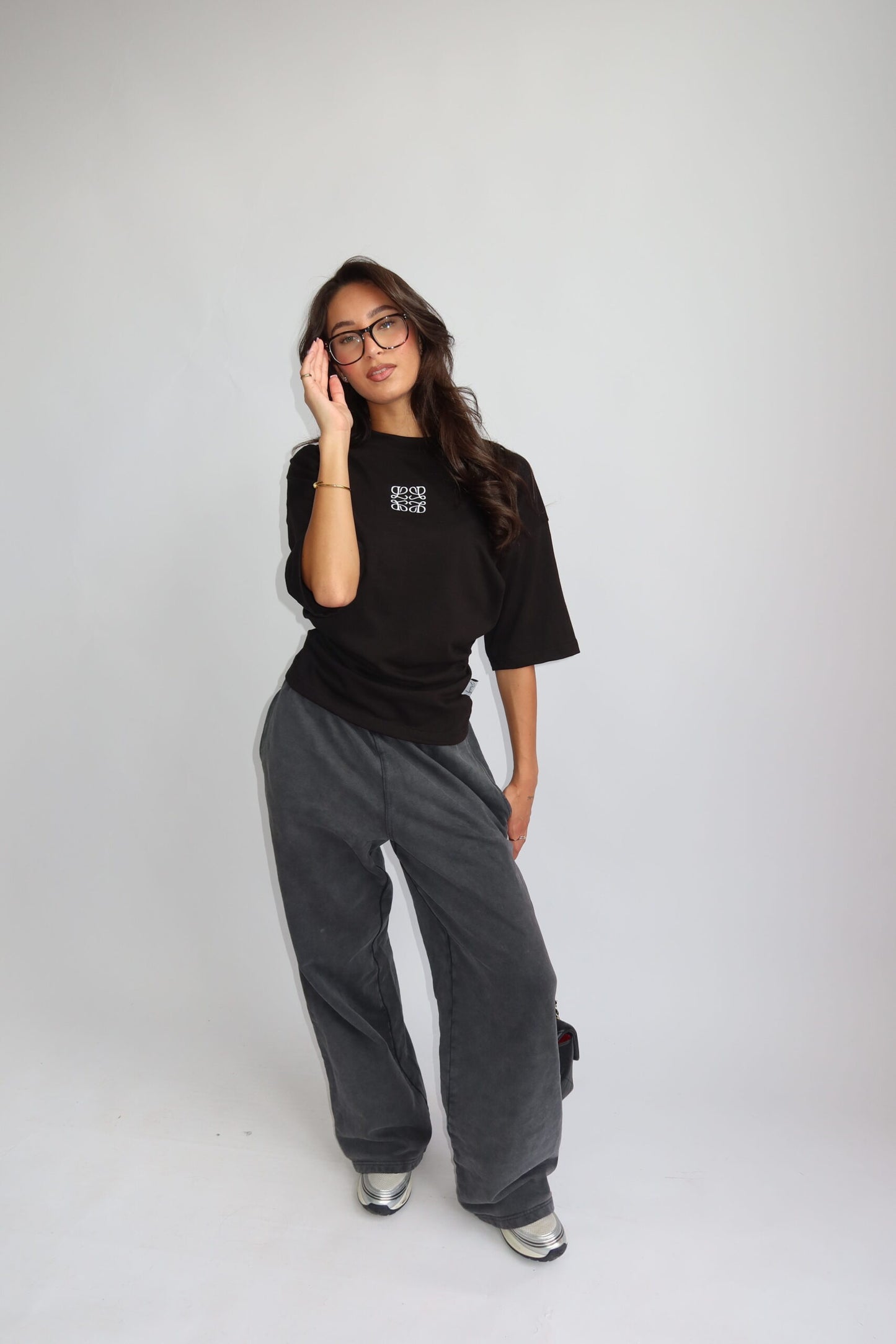 Zwart monogram tshirt