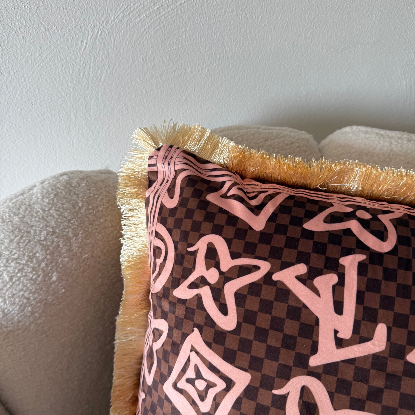 Nieuw Iconische kussen met fransjes 45 bij 45