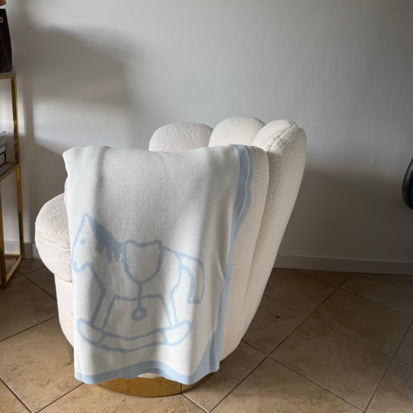 Babydeken blauw