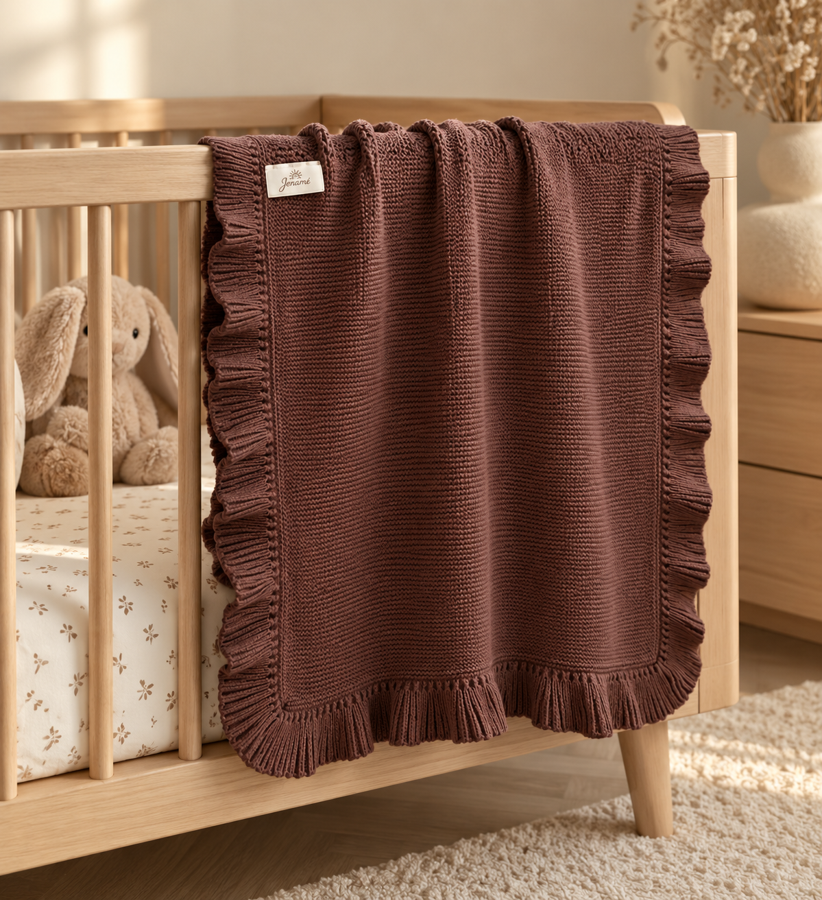 Jenamé babydeken bruin