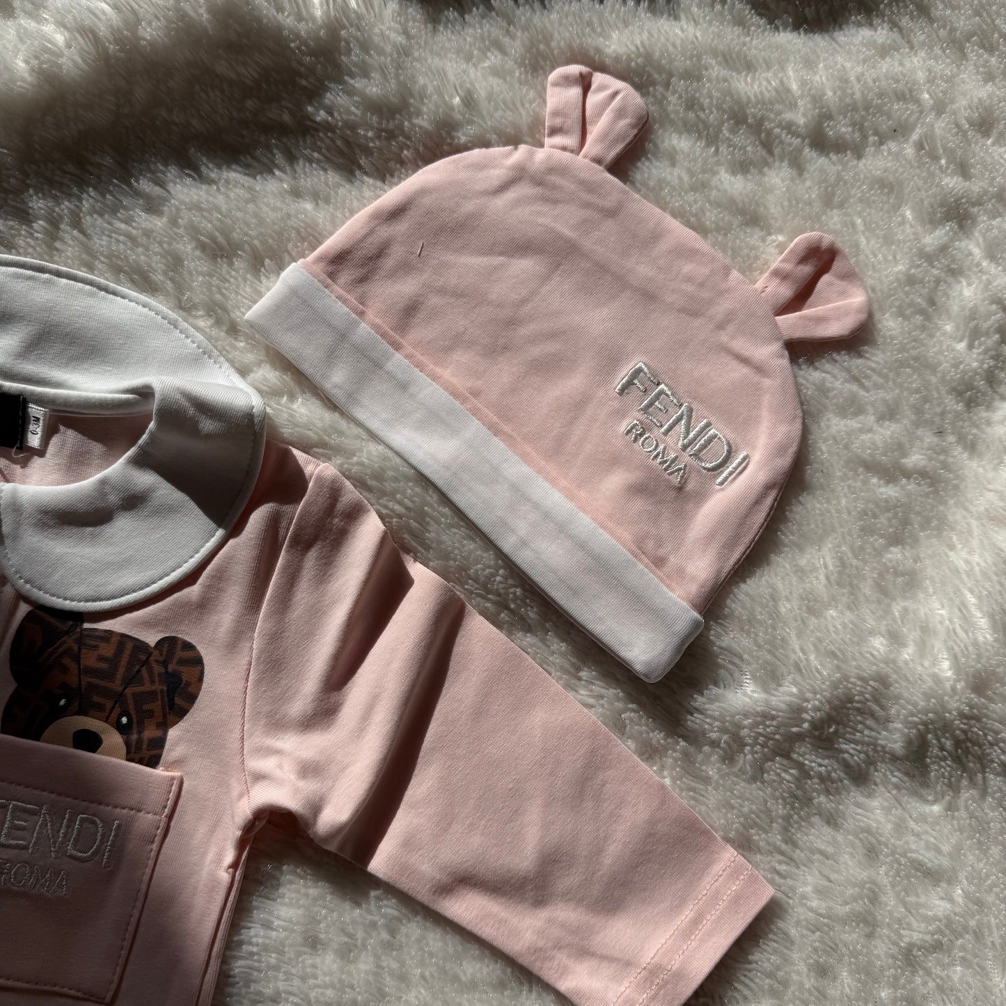 Baby set roze